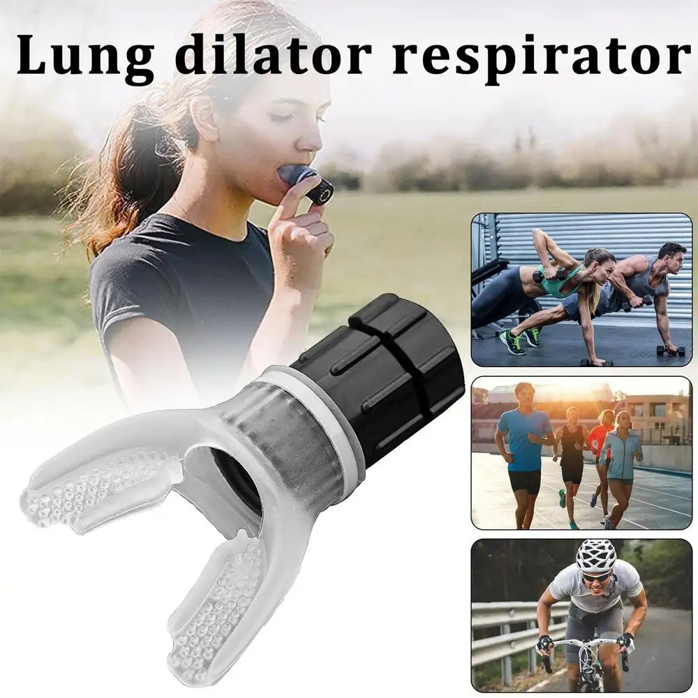 Adjustable resistance breathing trainer lung flexor lung capacity trainer portable breathing endurance trainer