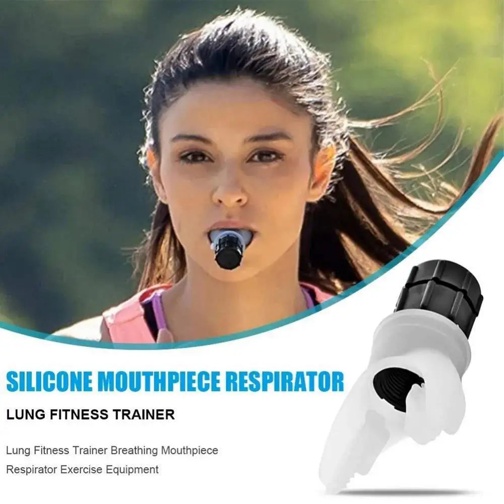 Adjustable resistance breathing trainer lung flexor lung capacity trainer portable breathing endurance trainer