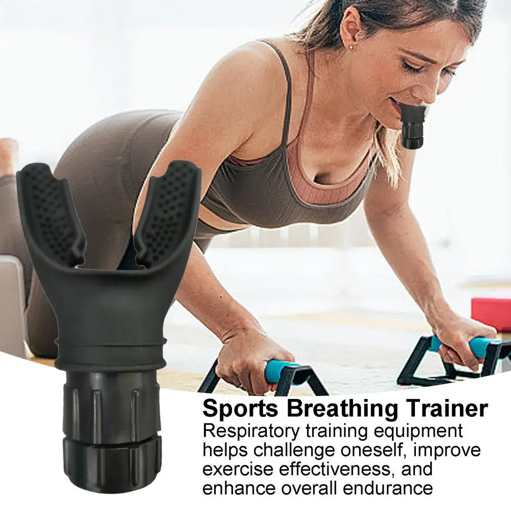 Adjustable resistance breathing trainer lung flexor lung capacity trainer portable breathing endurance trainer