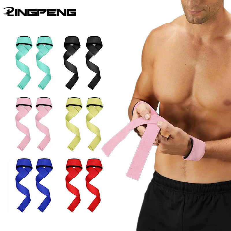 Fitness exercise weightlifting wrist strap, pull-up strength lift strap, gym exercise | Anti-slip grip strength wrist strap