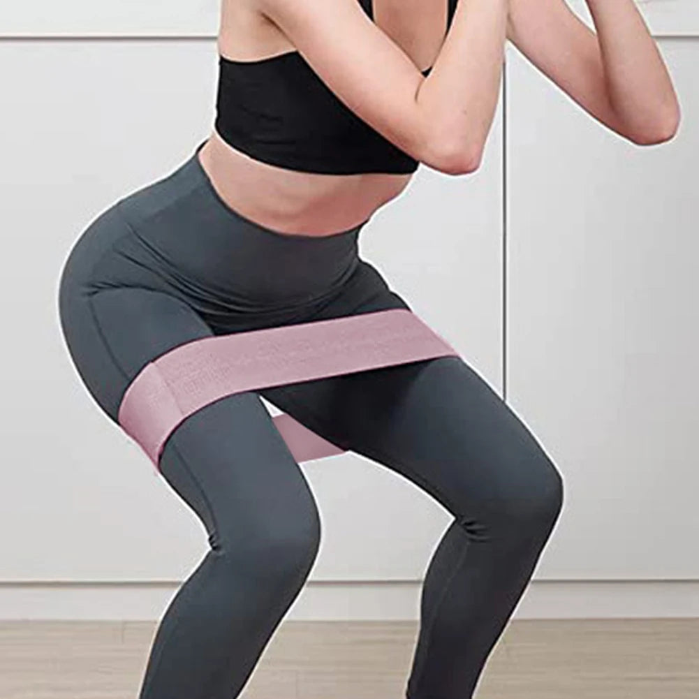 Elastic Workout Bands Anti-Slip Stretch Fitness Strips Portable Glute Thigh Elastic Bands Yoga Gym Equipment