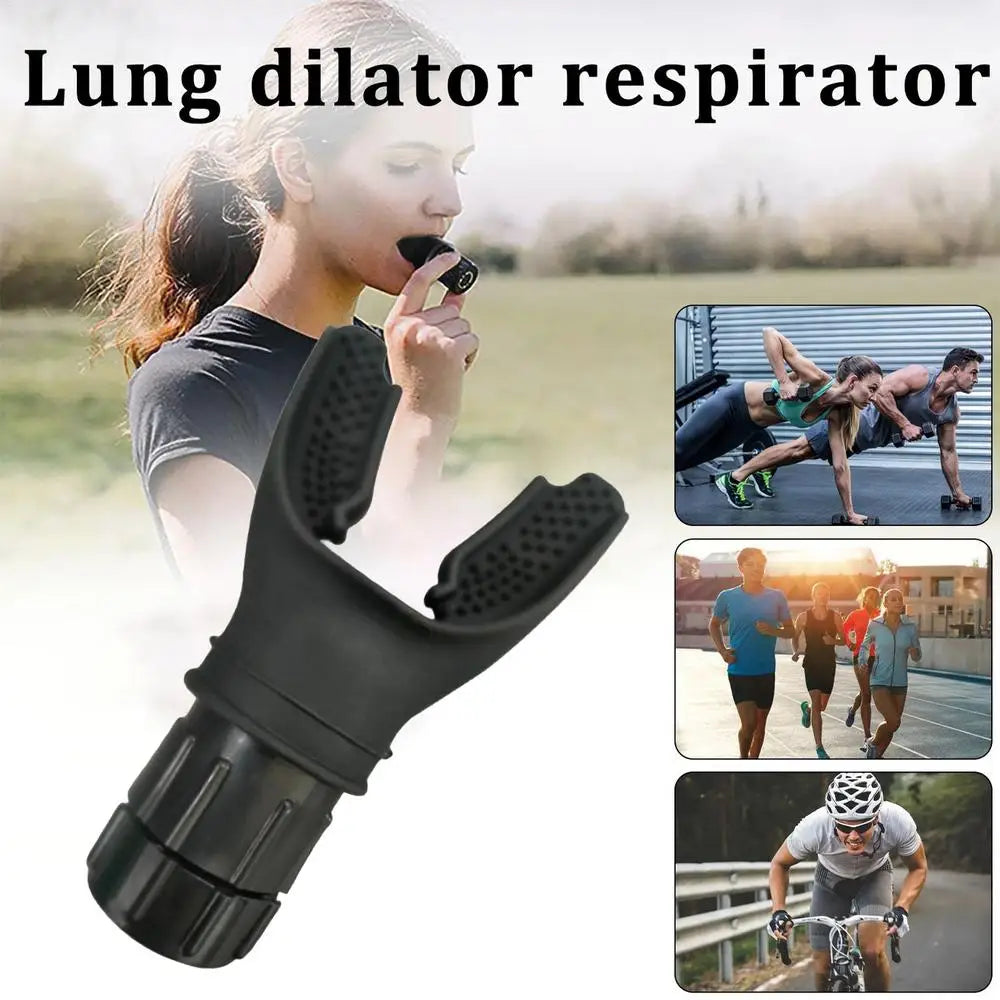 Adjustable resistance breathing trainer lung flexor lung capacity trainer portable breathing endurance trainer