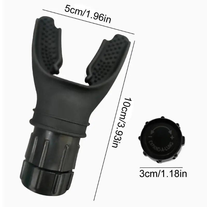 Adjustable resistance breathing trainer lung flexor lung capacity trainer portable breathing endurance trainer