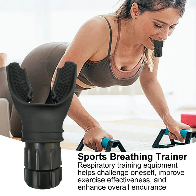 Adjustable resistance breathing trainer lung flexor lung capacity trainer portable breathing endurance trainer