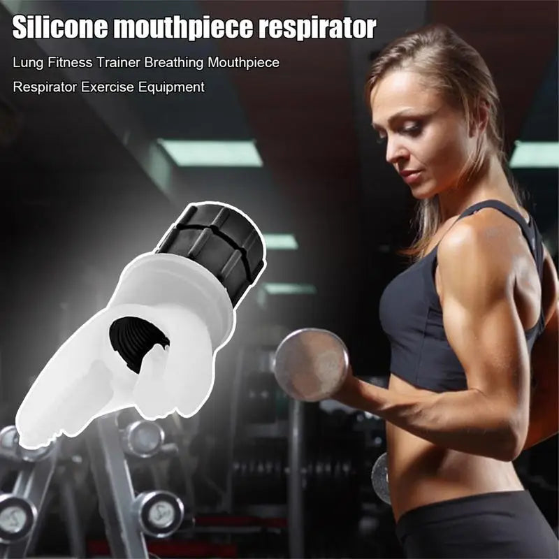 Adjustable resistance breathing trainer lung flexor lung capacity trainer portable breathing endurance trainer