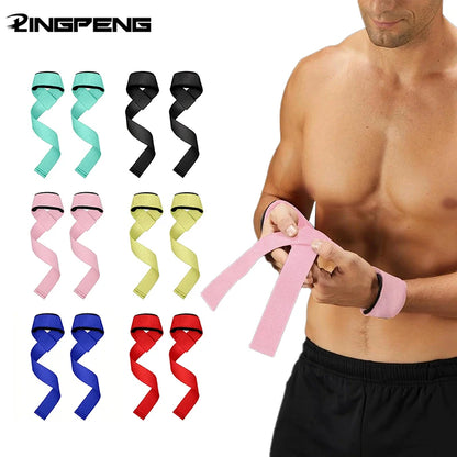 Fitness exercise weightlifting wrist strap, pull-up strength lift strap, gym exercise | Anti-slip grip strength wrist strap