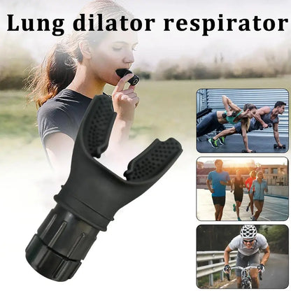 Adjustable resistance breathing trainer lung flexor lung capacity trainer portable breathing endurance trainer