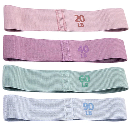 Elastic Workout Bands Anti-Slip Stretch Fitness Strips Portable Glute Thigh Elastic Bands Yoga Gym Equipment